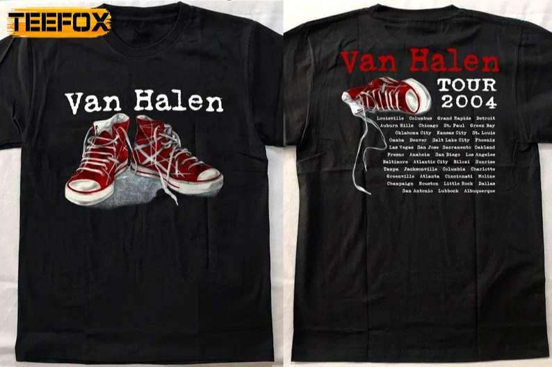 Van Halen White Red Shoes Tour 2004 Short-Sleeve T-Shirt