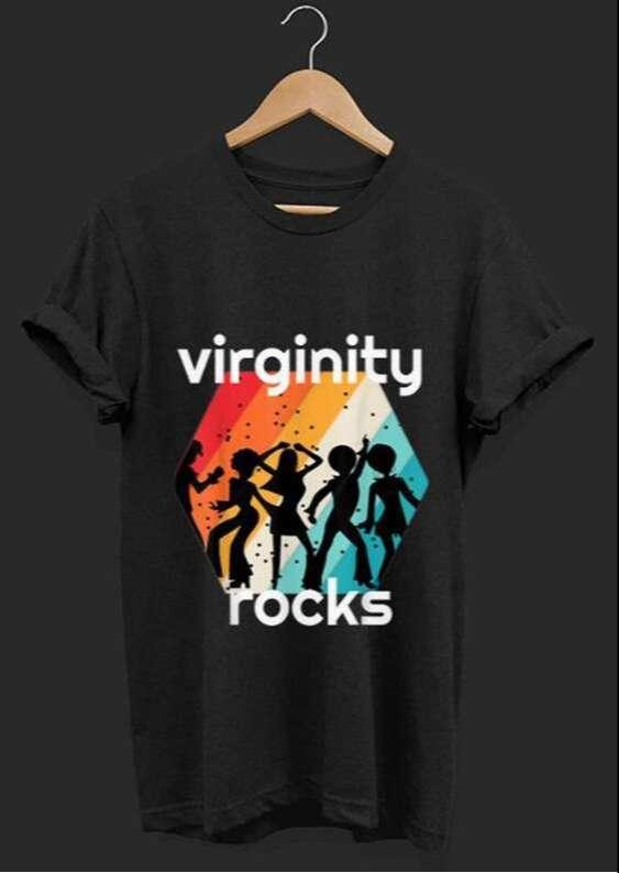 Virginity Rocks Vintage T Shirt Merch