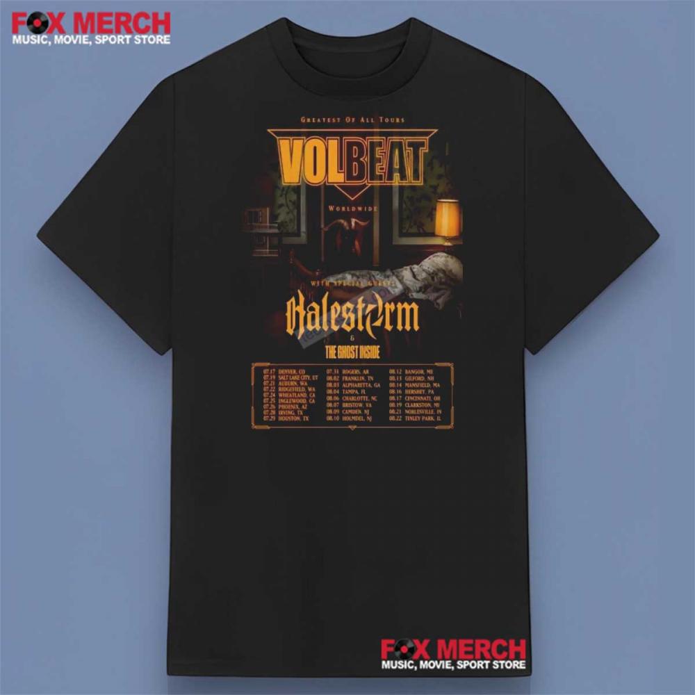 Volbeat Greatest Of All Tour 2025 Shirt