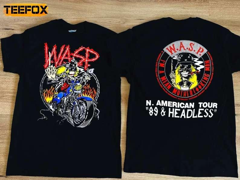 W.A.S.P. North American Tour 1989 Short-Sleeve T-Shirt