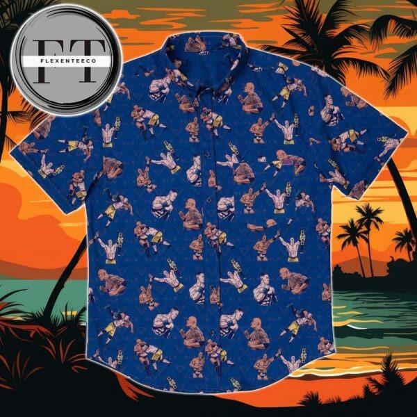 WWE Cena Vs The Rock Changing Of The Guard RSVLTS Collection 2025 Summer Hawaiian Shirt