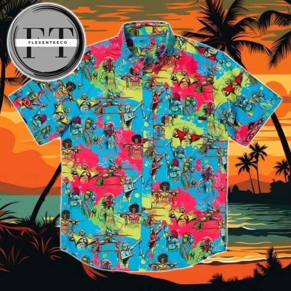 WWE Hulk Hogan Vs Ultimate Warrior RSVLTS Collection 2025 Summer Hawaiian Shirt