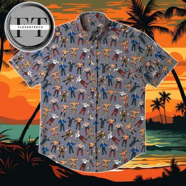 WWE Rubber Match RSVLTS Collection 2025 Summer Hawaiian Shirt