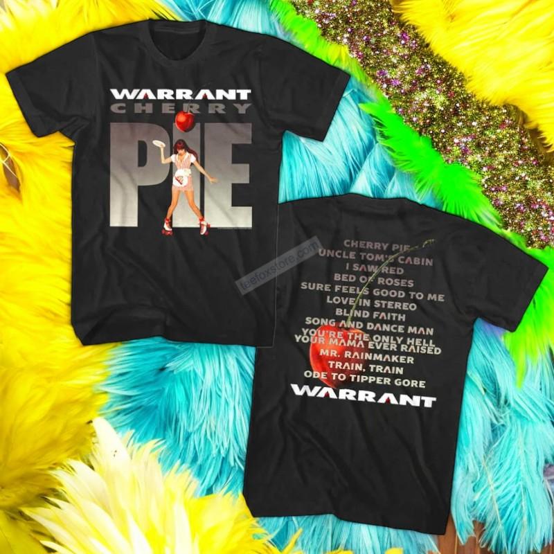Warrant Cherry Pie Waitress Album Graphic T-Shirt