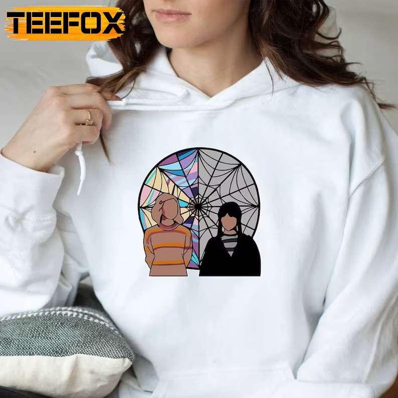 Wednesday Addams And Enid Senclair Comedy Horror Series T-Shirt