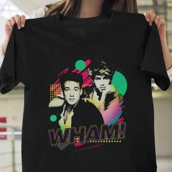 Wham George Michael and Andrew Ridgeley T-Shirt Music