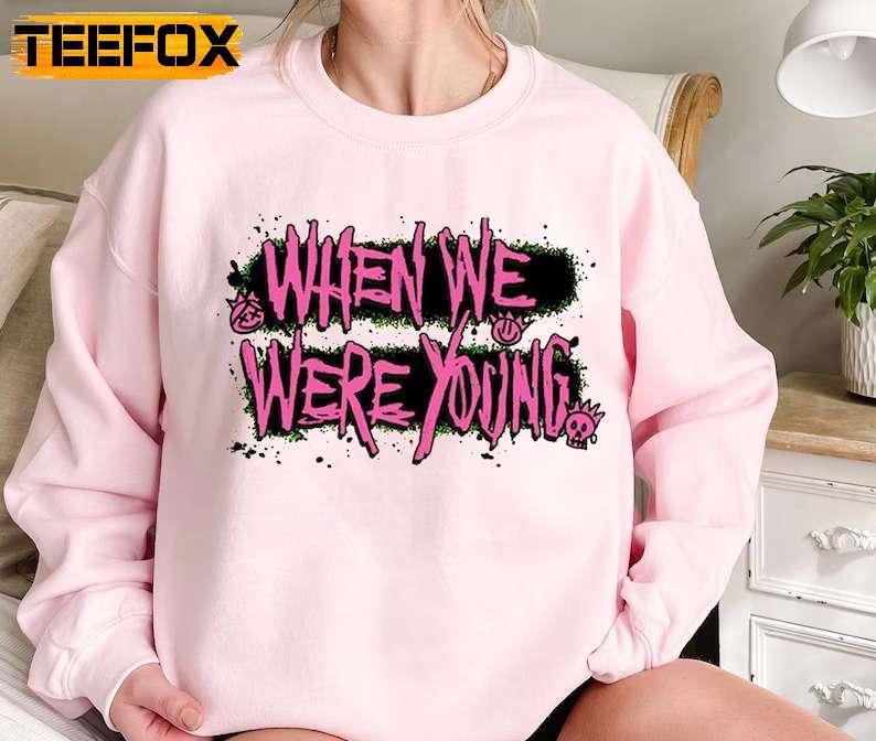 When We We're Young Festival Music Tour Concert T-Shirt