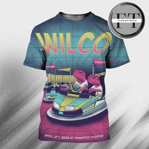 Wilco At Mahaffey Theater In St Petersburg On April 27 2025 All Over Print Shirt