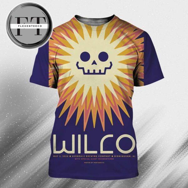 Wilco Show At Avondale Brewing Company In Birmingham AL On May 12 2025 All Over Print Shirt