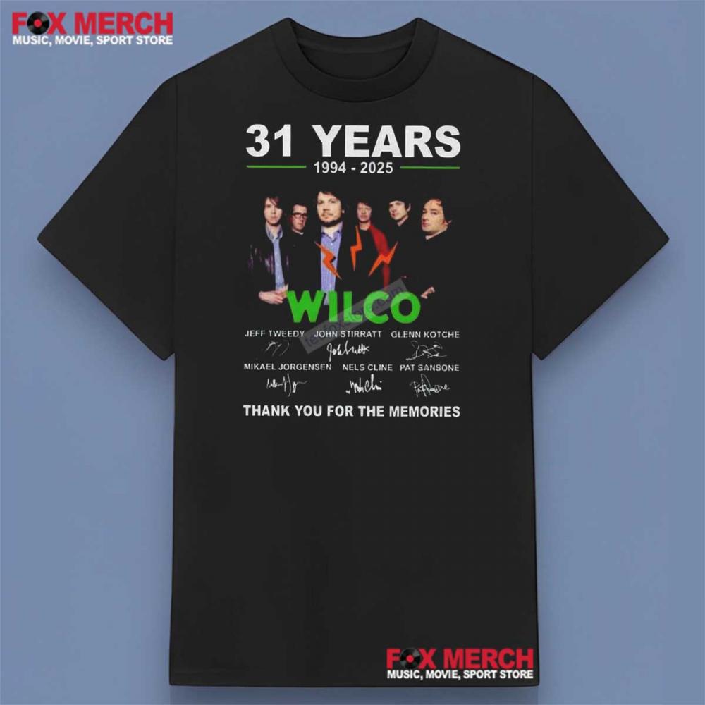 Wilco Waxahatchee 31 Years 1994-2025 Shirt