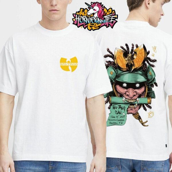 Wu Tang Clan Concert Poster Night 2 On June 14 2025 At Toyota Center In Houston TX T-Shirt
