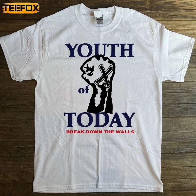 Youth Of Today Break Down The Walls Hardcore Music Short-Sleeve T-Shirt