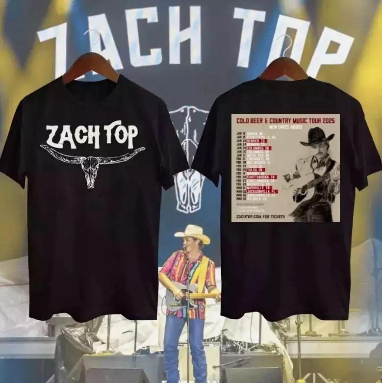Zach Top Cold Beer & Country Music Tour 2025 T-Shirt