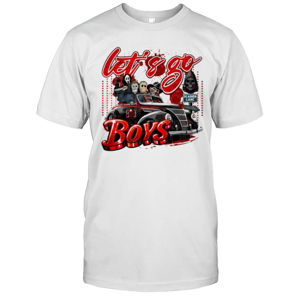 Horror movie characters Let’s go boy shirt