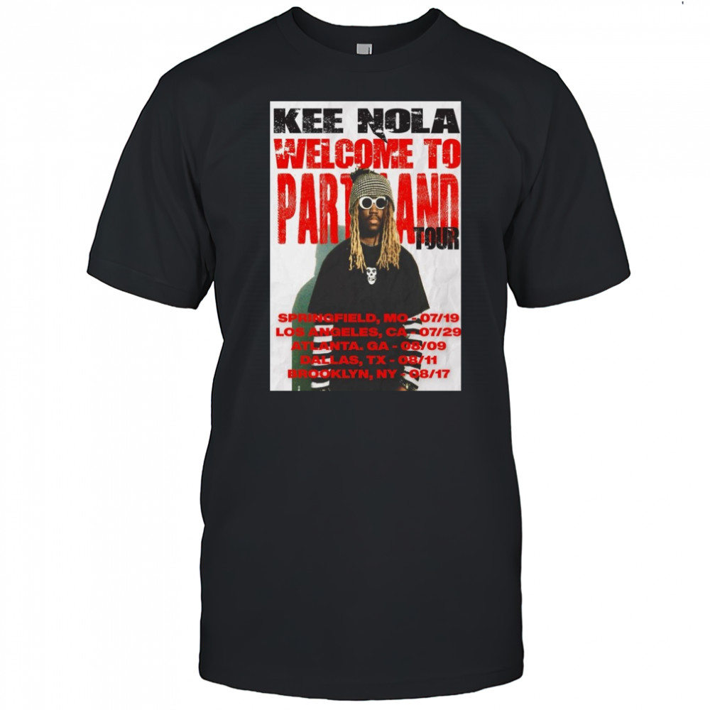 Kee Nola Welcome To Party And Tour 2025 Poster T-Shirt