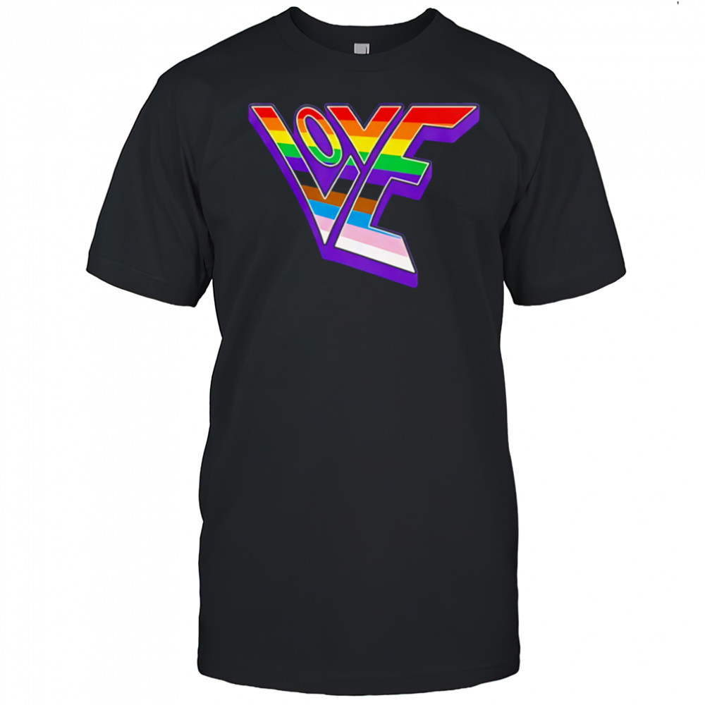 Love pride design shirt