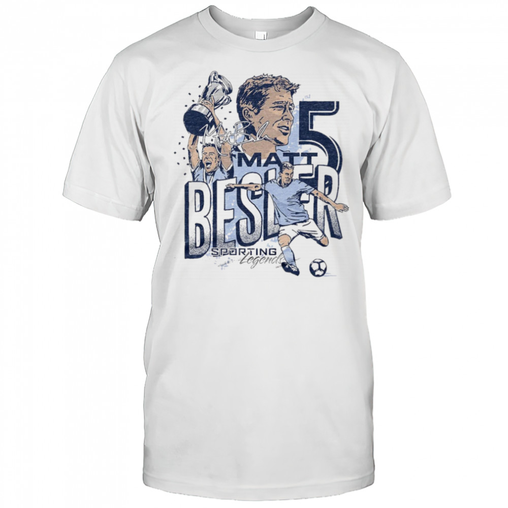 Matt Besler Kansas City Sporting Legends signature shirt