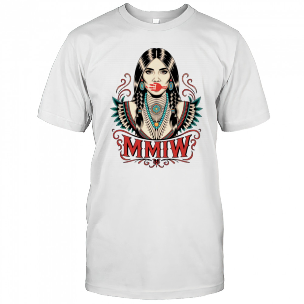 MMIW Missing & Murdered Indigenous Women Awareness Red Hand Long Sleeve T Shirt