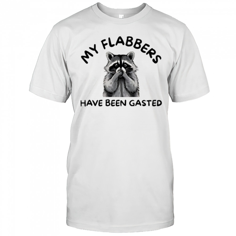 My Flabbers Have Been Gasted Raccoon shirt