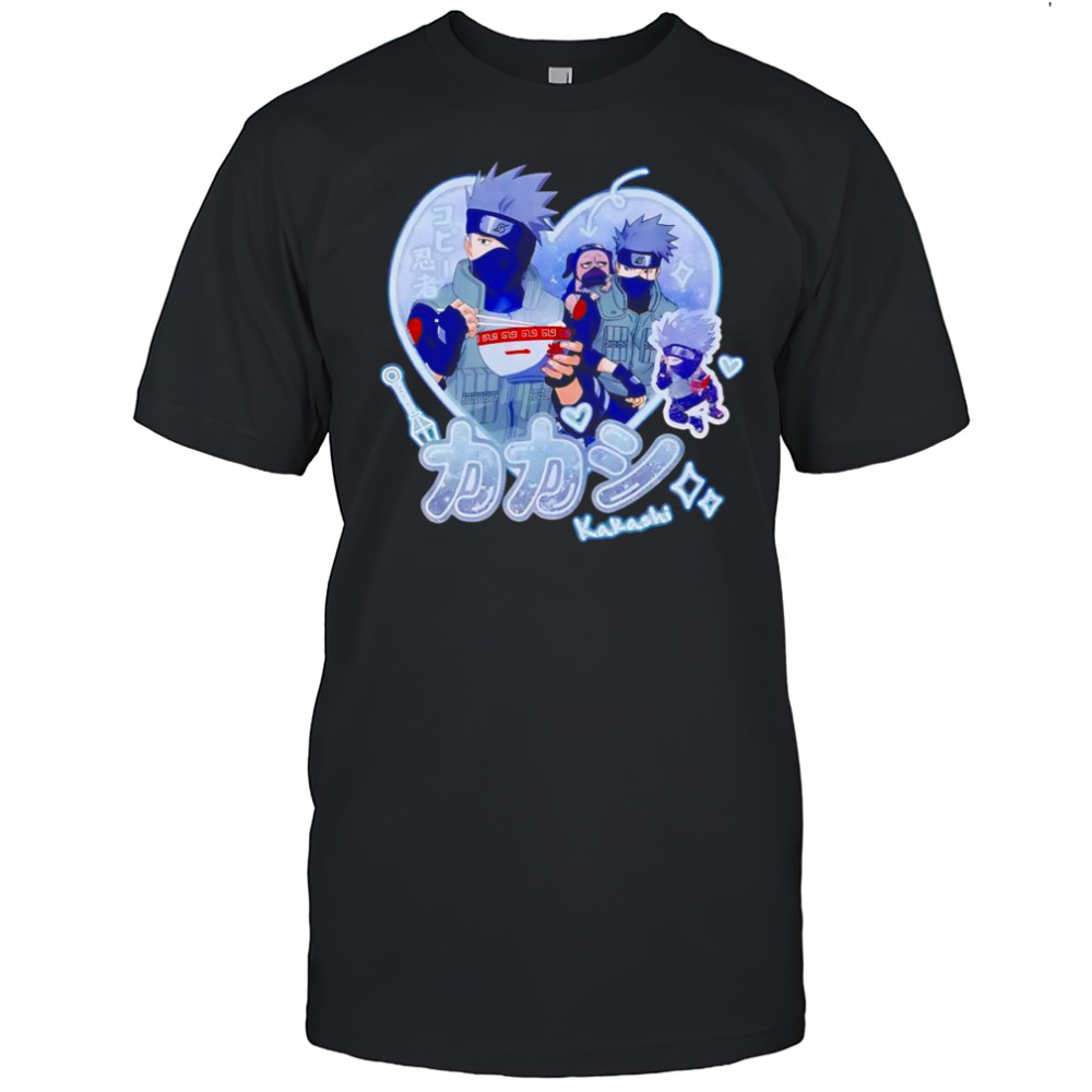 Naruto Shippuden Kakashi Heart shirt