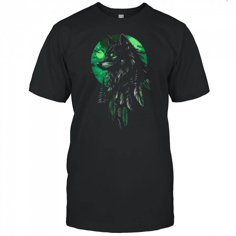 Native American Wolf Native American Pride Indian Tribe T Shirt