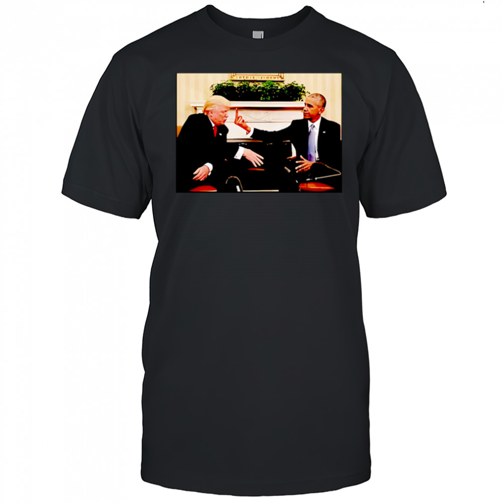 Obama middle finger fuck Trump shirt