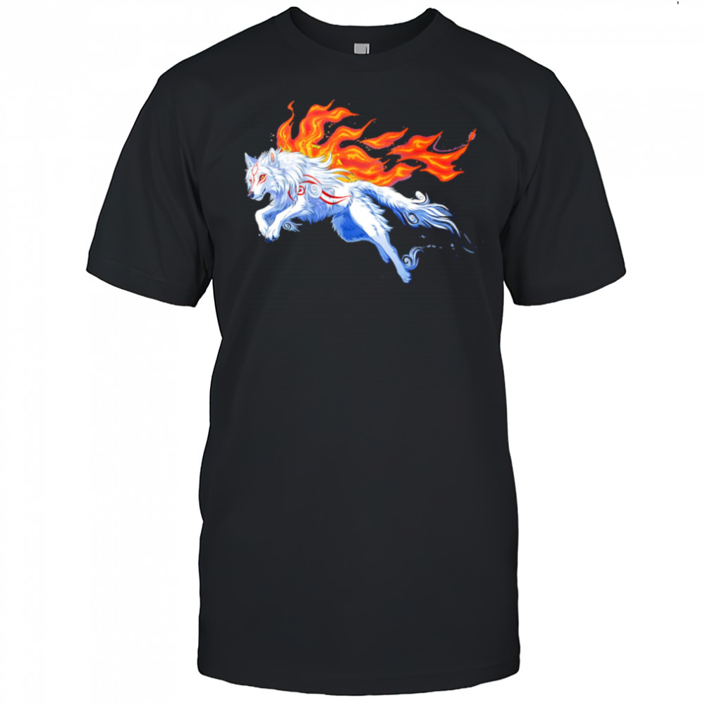 Okami Amaterasu games design shirt