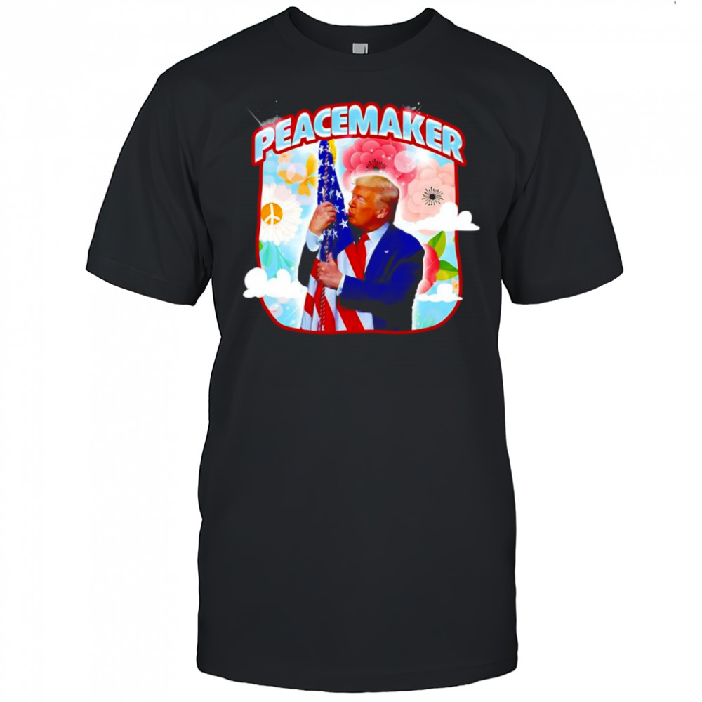 Peacemaker Trump kiss American flag shirt