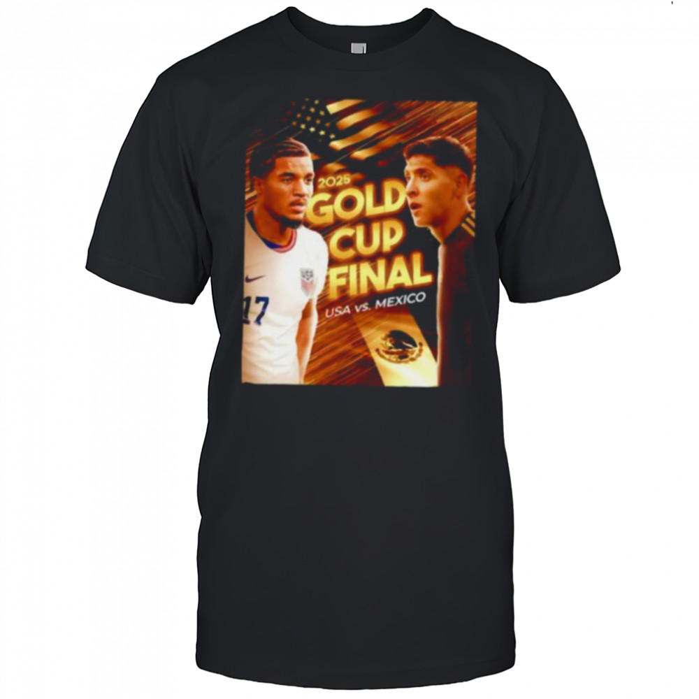 2025 Gold Cup Final USA vs Mexico shirt