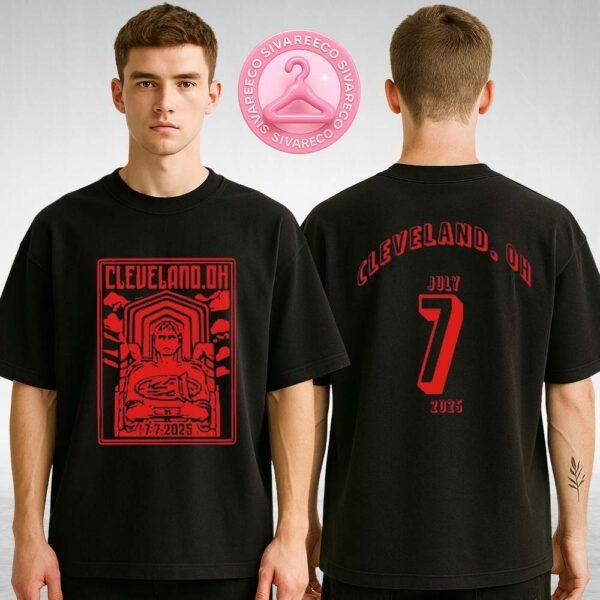 311 Graphic Concert Tee At Cleveland OH On July 7 2025 Featuring Guardian Artwork Music Fan Two Sides Unisex T-Shirt