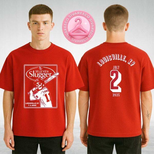 311 Official Tour Tee At Slugger Field In Louisville KY On July 2 2025 Featuring Baseball Skeleton Artwork Two Sides Unisex T-Shirt