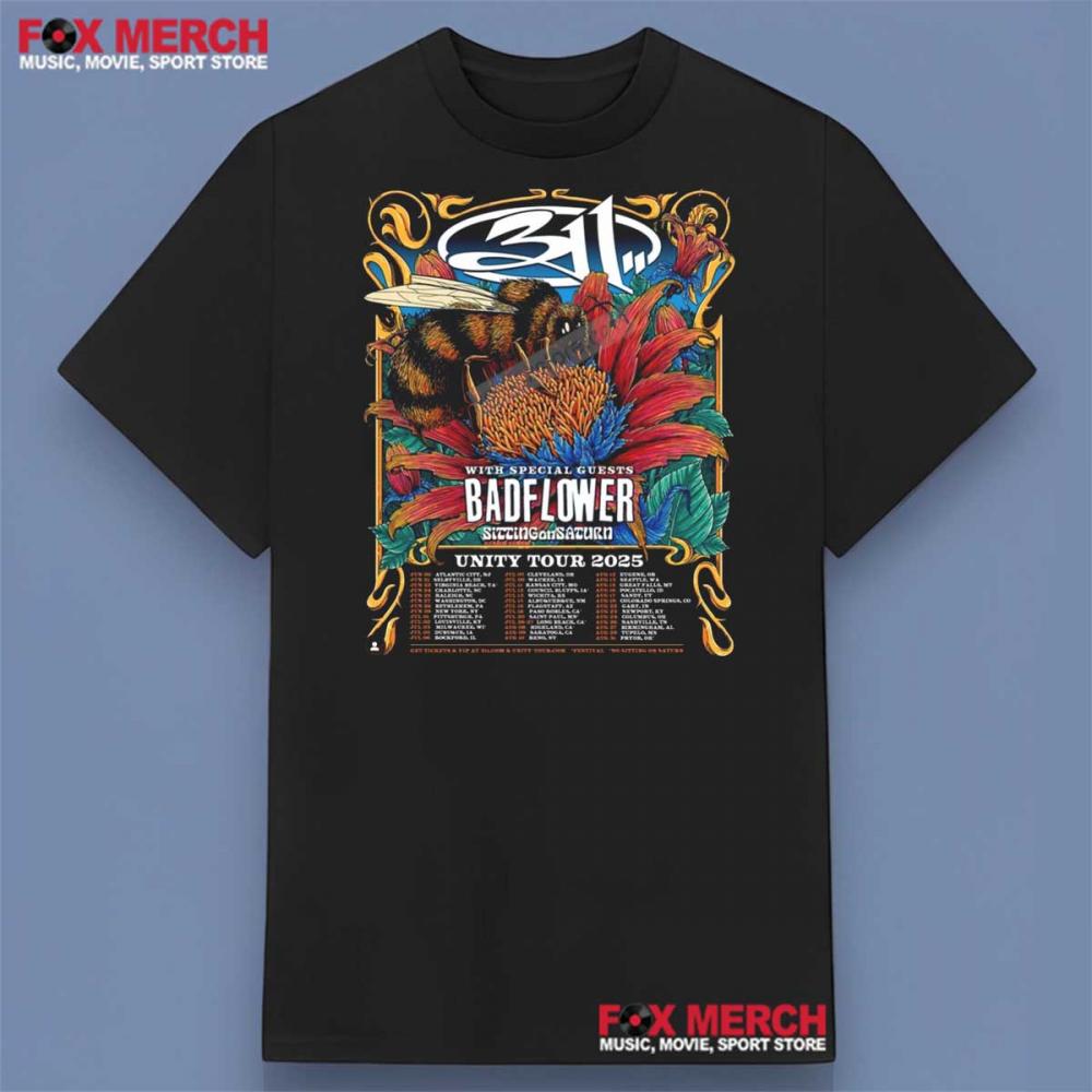 311 THE UNITY TOUR 2025 Band Unisex Shirt