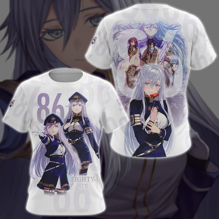 86 Eighty-Six Anime Anime Manga 3D All Over Print T-shirt