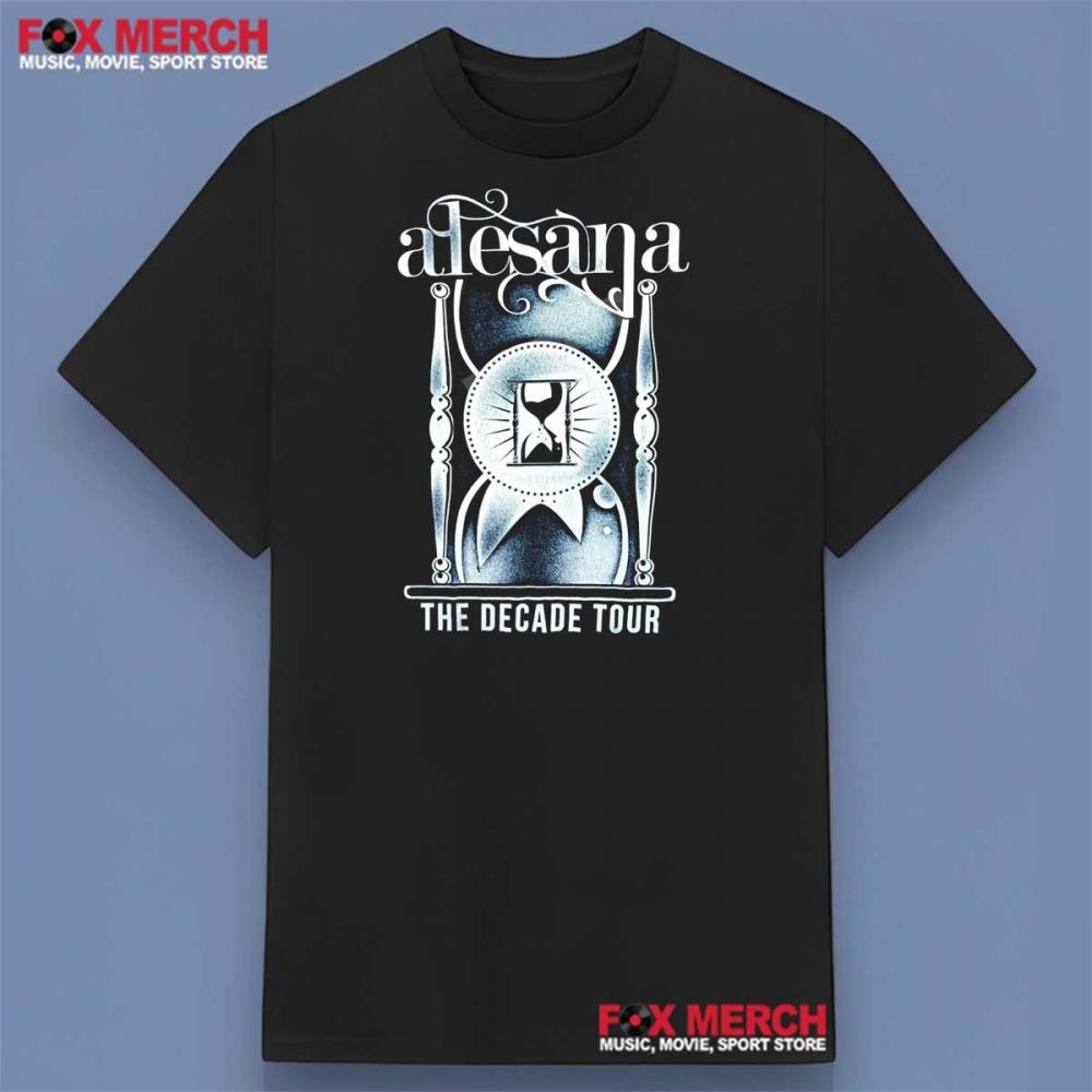 Alesana Band The Decade Tour Shirt