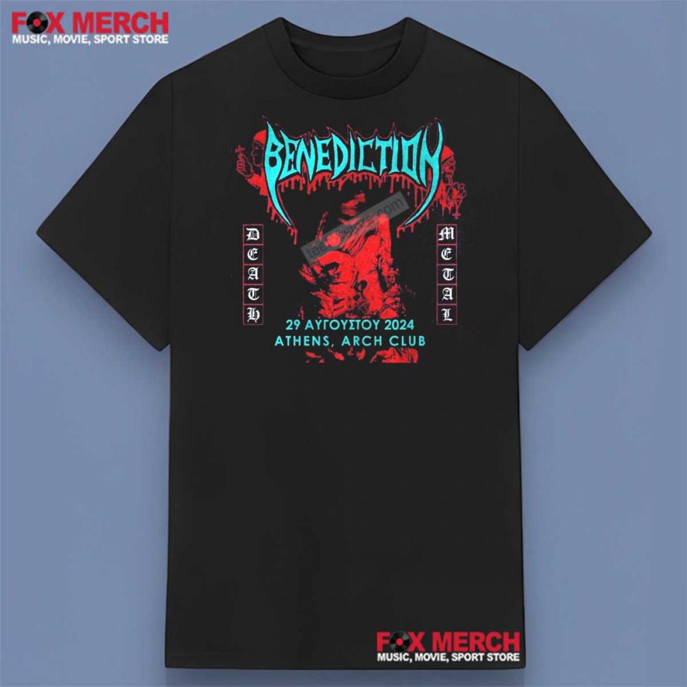 BENEDICTION Athens Arch Club Tour 2024 Shirt