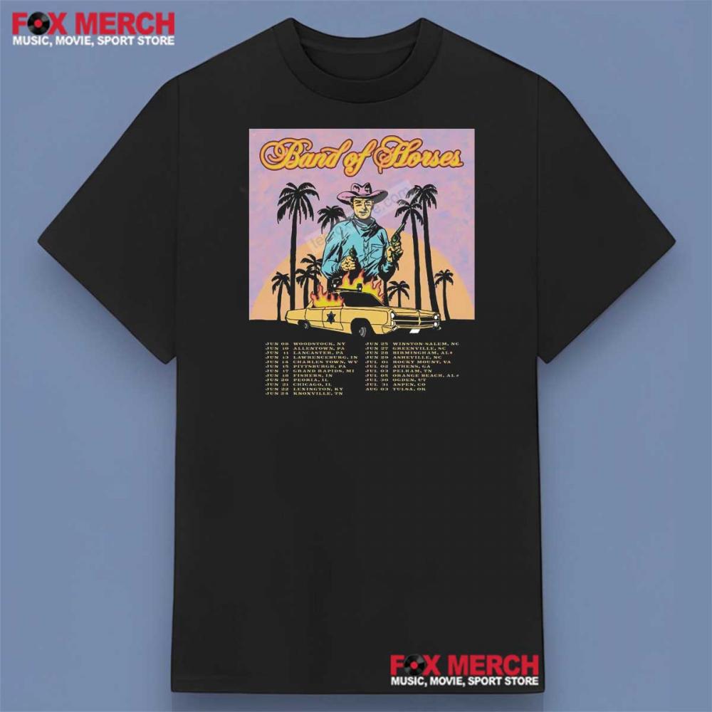 Band of Horses Tour 2025 Graphic Shirt