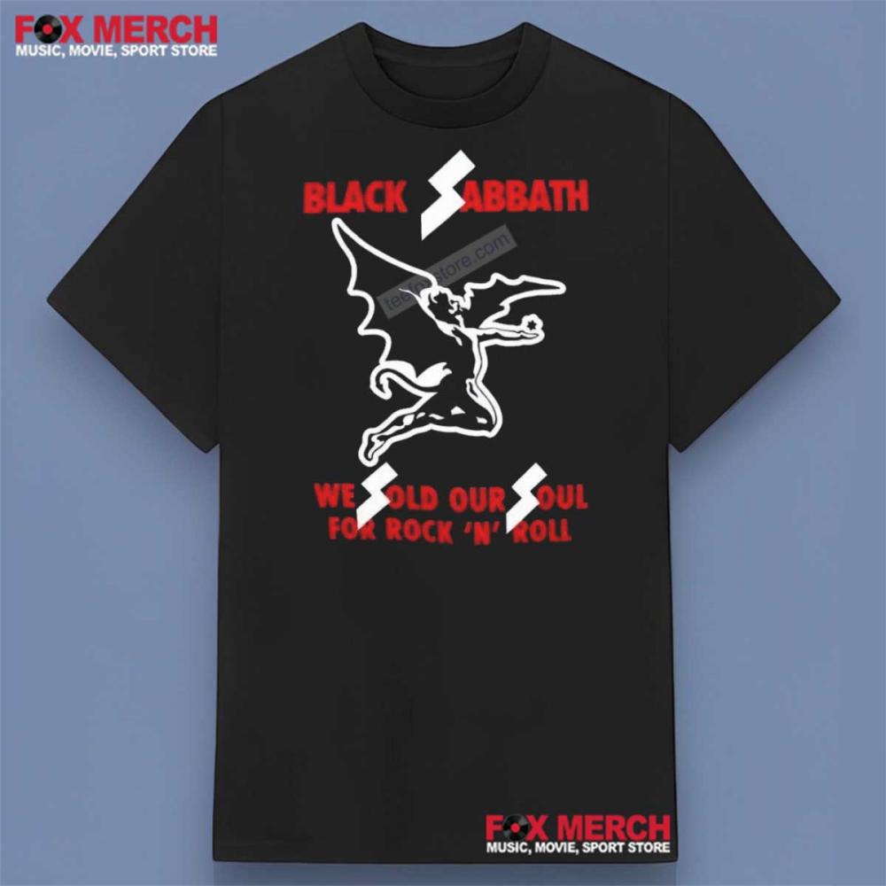 Black Sabbath We Sold Our Soul for Rock 'n' Roll Album Shirt