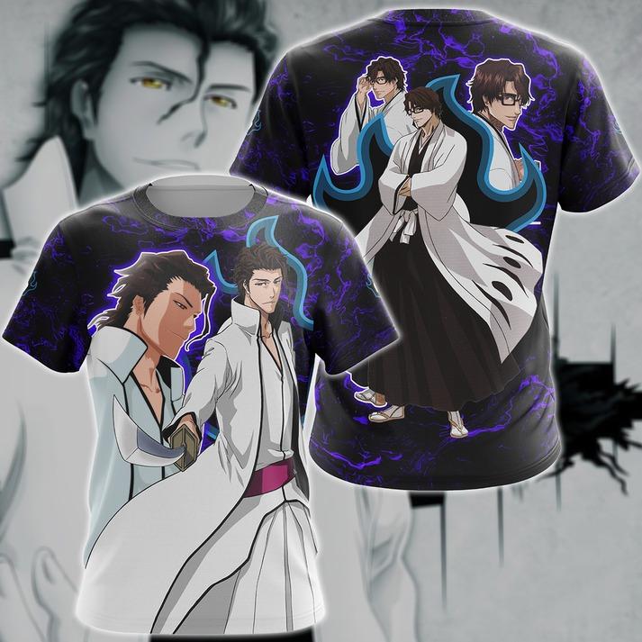 Bleach Sousuke Aizen Anime Manga 3D All Over Print T-shirt