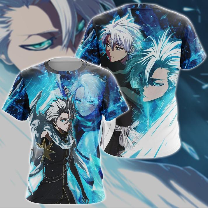 Bleach Toshiro Hitsugaya Anime Manga 3D All Over Print T-shirt