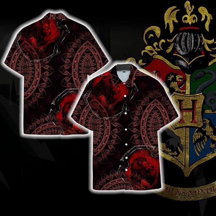 Brave Like A Gryffindor Harry Potter Unisex Hawaiian Shirt