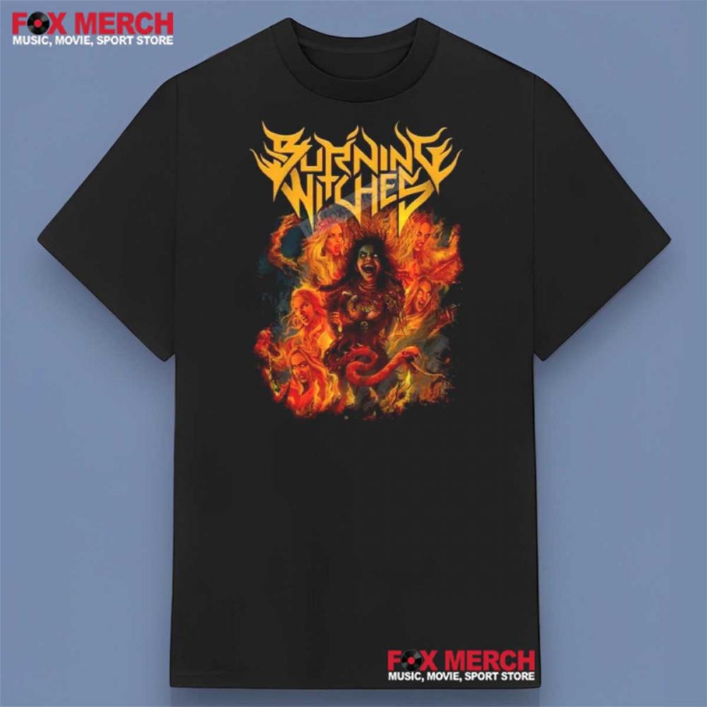 Burning Witches Music Band Shirt