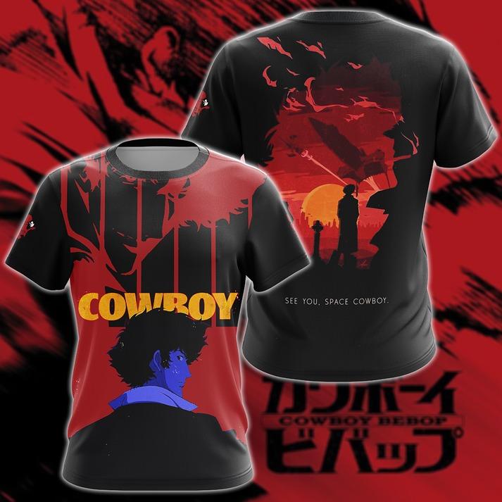 Cowboy Bebop 3D All Over Print T-shirt
