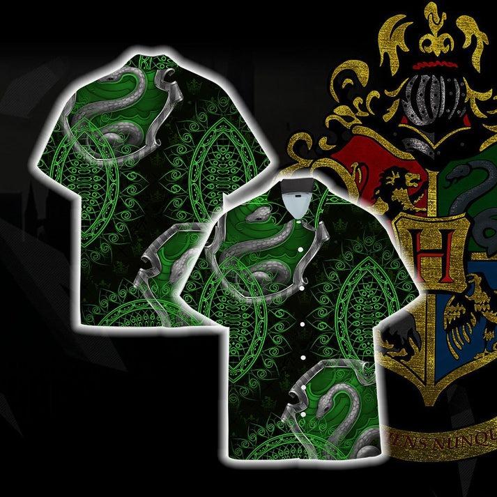 Cunning Like A Slytherin Harry Potter Unisex Hawaiian Shirt
