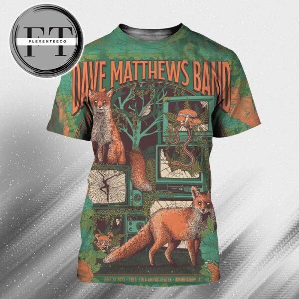 Dave Matthews Band At Coca Cola Amphitheater In Birmingham AL On June 24 2025 All Over Print Shirt