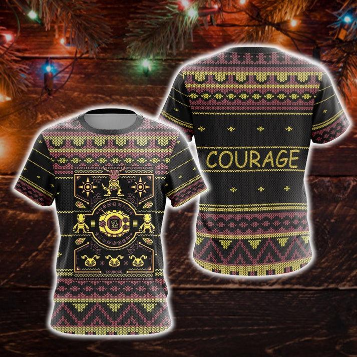 Digimon - Courage New Collection Unisex 3D T-shirt