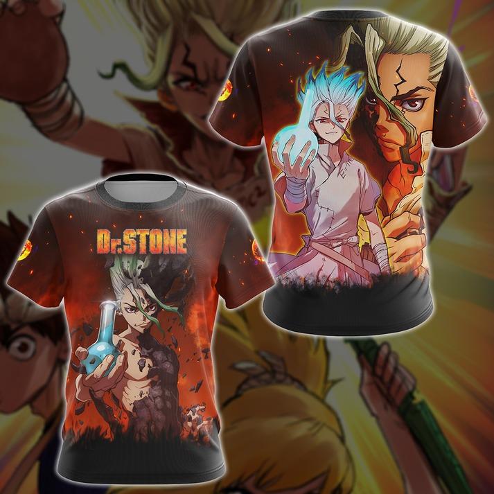 Dr. Stone Anime Manga 3D All Over Print T-shirt
