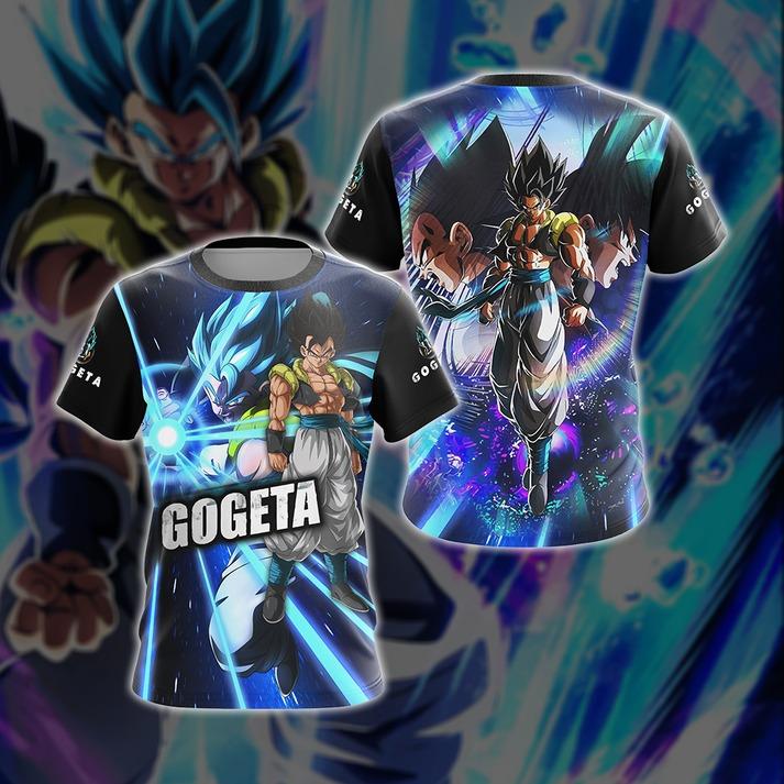 Dragon Ball Gogeta, Vegeta, and Goku Unisex 3D T-shirt