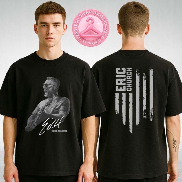 Eric Church Red Rocks Amphitheater Photo 2025 Two Sides Unisex T-Shirt