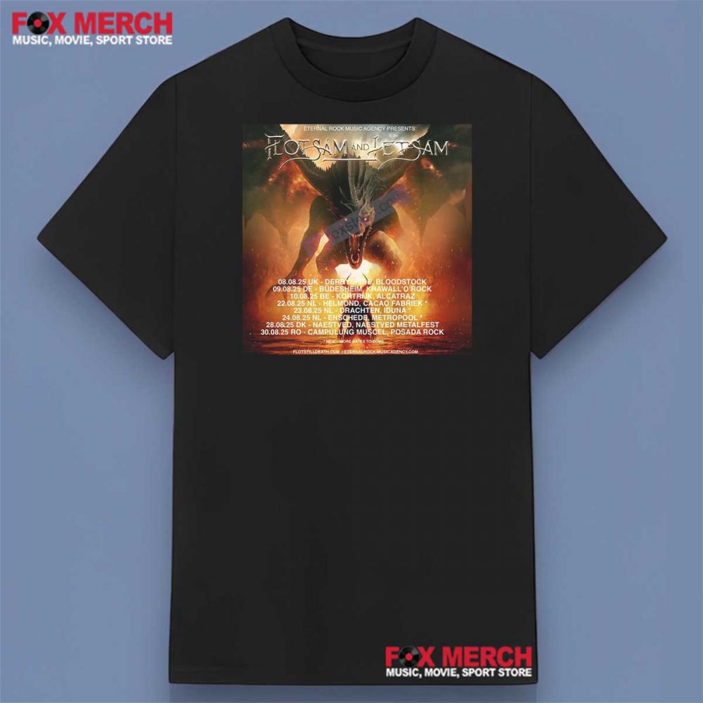 Flotsam and Jetsam Summer Tour 2025 Shirt