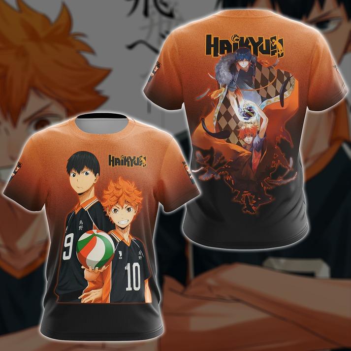 Haikyuu Anime Anime Manga 3D All Over Printed T-shirt
